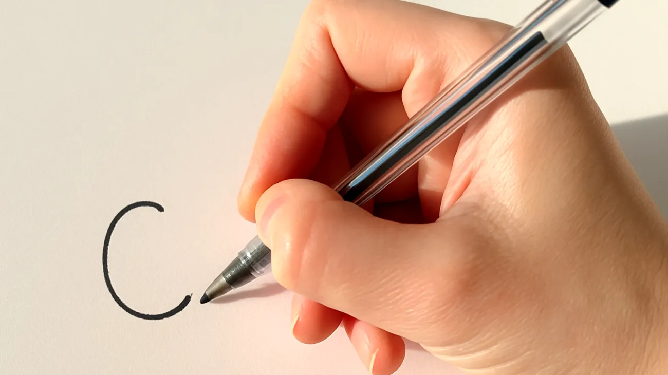 Come scrivono la lettera C le persone altruiste"